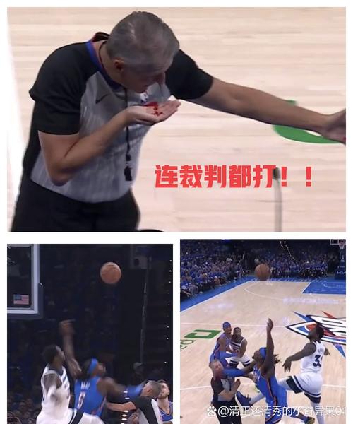 里萨谢突破后仰中投被伊森锁死大帽 但裁判吹谢泼德之前犯规