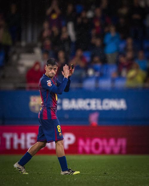 2球1助!博尔赫斯当选布鲁日3-3巴萨一役全场最佳球员